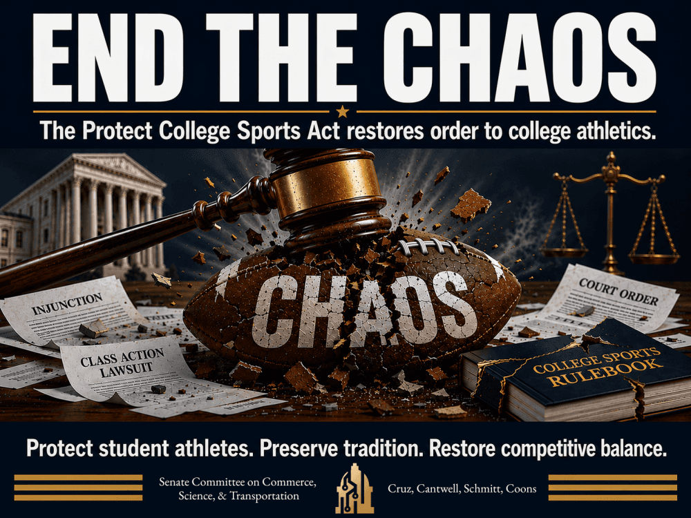 Senate Votes to End Debate on the Protect College Sports Act