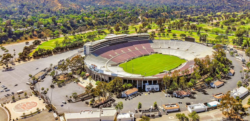 The 113th Rose Bowl Game Hosts a College Football Playoff Quarterfinal
