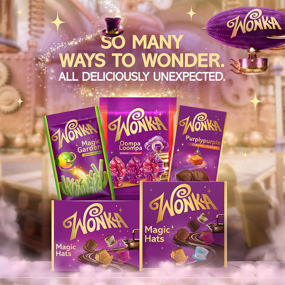 Ferrero's First Wonka Treats Arrive on US Shelves