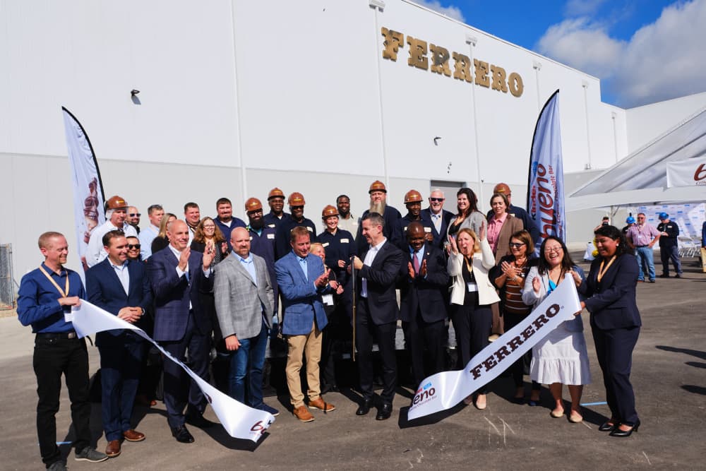 Ferrero Opens $214M Kinder Bueno Plant in Bloomington, Illinois